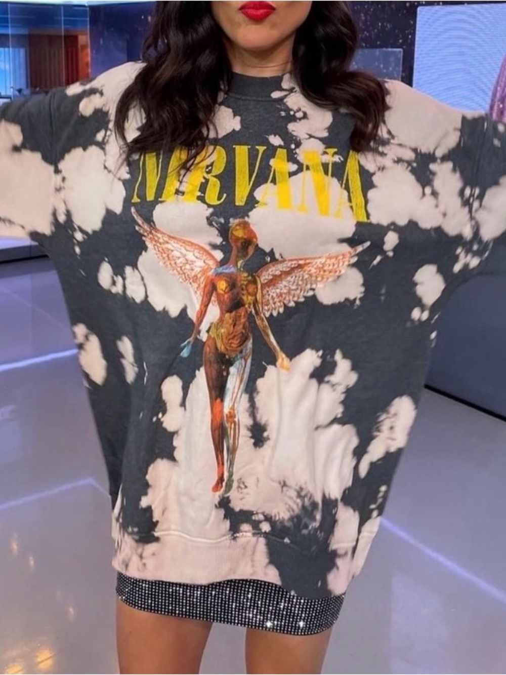 Nirvana sweatshirt oversized